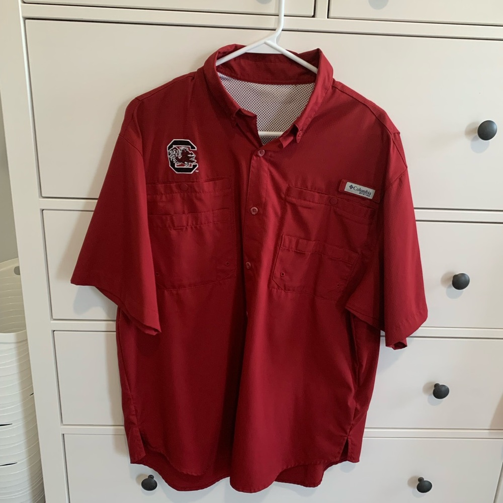Columbia PFG Tamiami Shirt- South Carolina